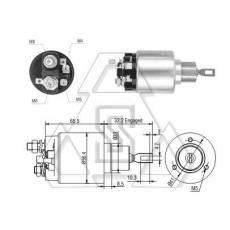 起動(dòng)機(jī)電磁開關(guān)0-331-303-035 ZF 874