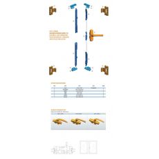 OTA-LD006 假中挺對開窗系統(tǒng)(適用C20) 門窗配件