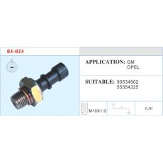 03-025 機(jī)油壓力開(kāi)關(guān) 汽車(chē)部件